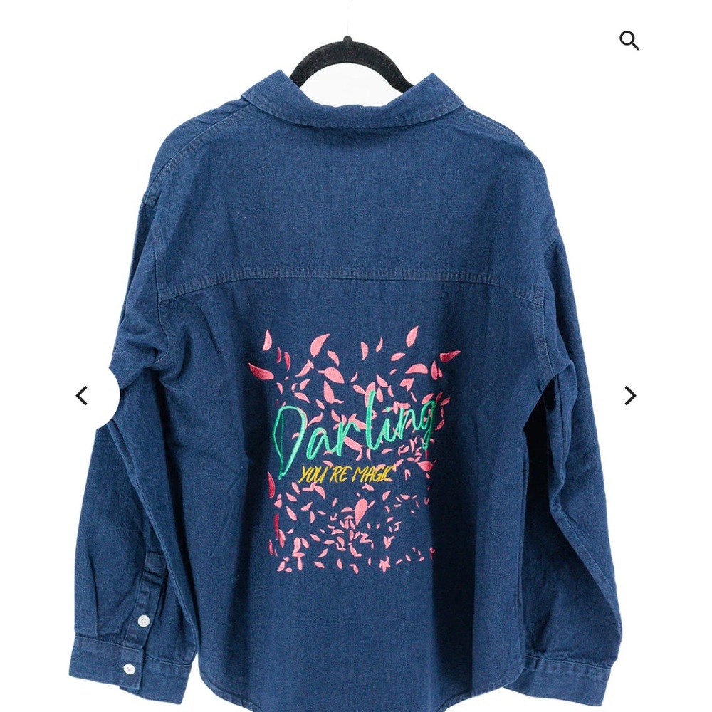 Two to Five darling you’re magic denim shirt xl